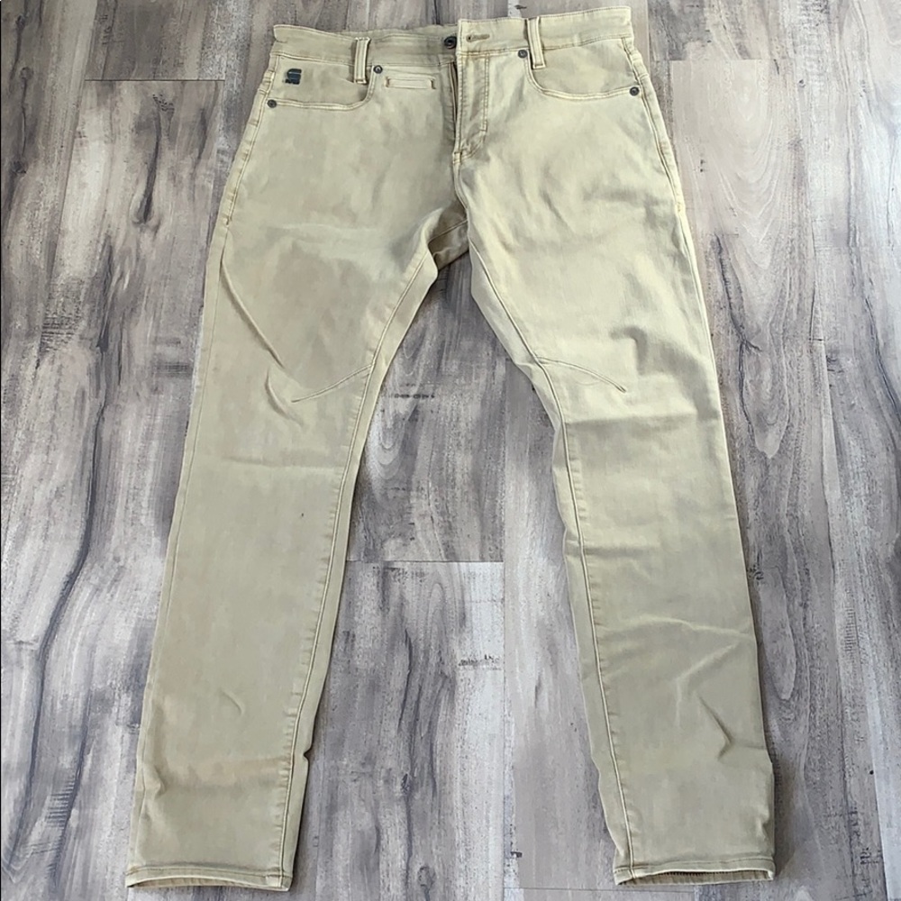 G-STAR men’s khaki slim pants